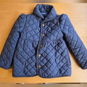 Polo by Ralph Lauren Navy Quilted Jacket Size 5